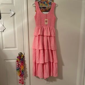 Pink boutique dress
